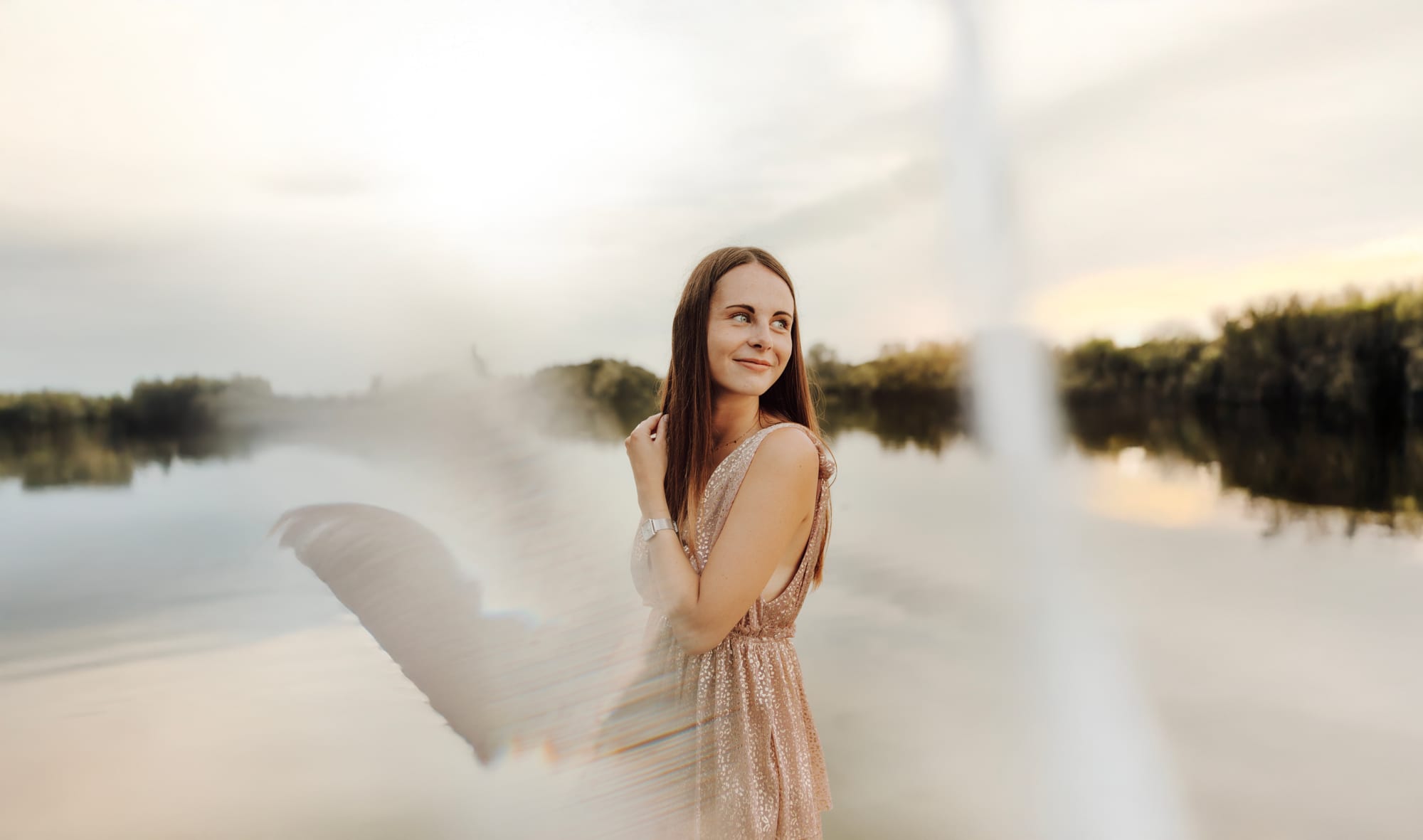 Portrait — profil en extérieur